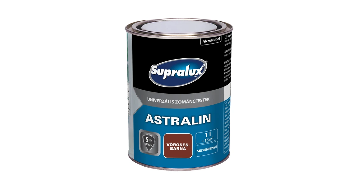 Supralux Zománcok - Supralux Astralin Univerzális zománcfesték sf vörösesbarna 1 l