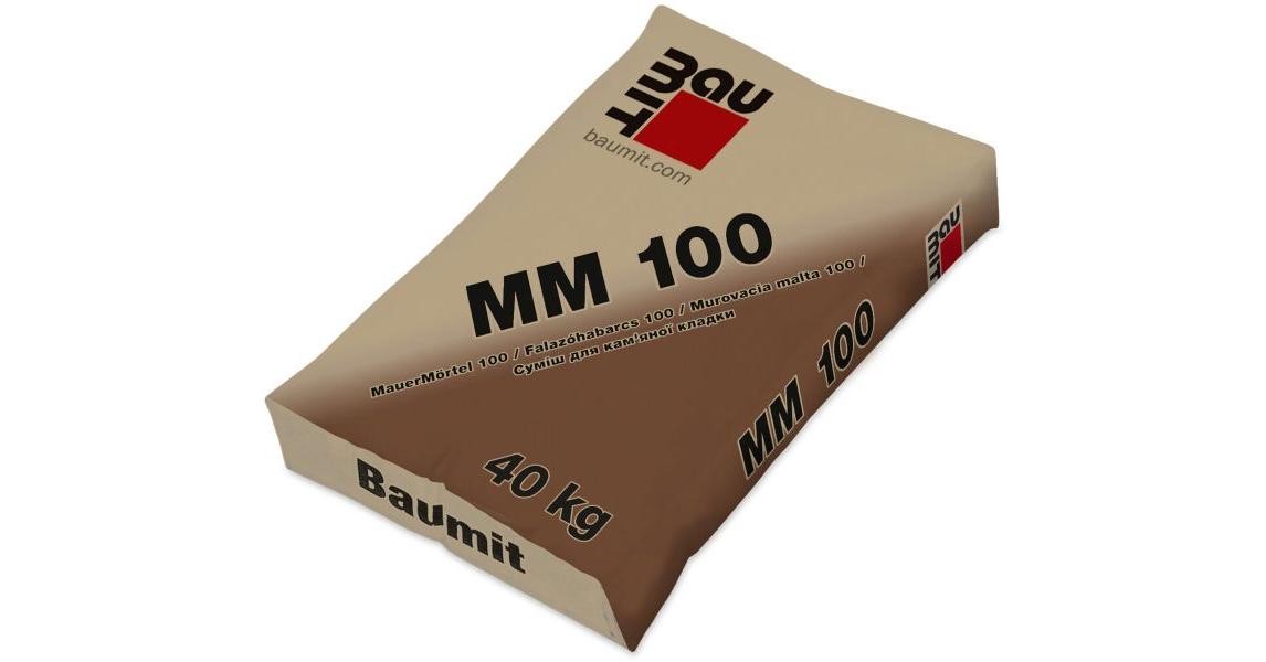 Habarcsok - BAUMIT MauerMörtel 100 40 kg falazóhabarcs - 3.350 Ft