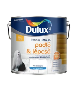 Dulux SR Padló&Lépcső - Havas csipke 2,5 l - alapozó és fedőfesték Dulux SR Padló&Lépcső - Havas csipke 2,5 l - alapozó és fedőfesték