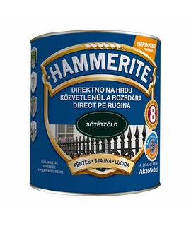 Hammerite fényes - 2,5 l sötétzöld | közvetlenül a rozsdára
