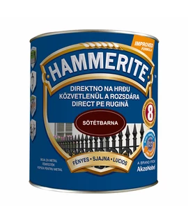 Hammerite fényes - 2,5 l sötétbarna | közvetlenül a rozsdára Hammerite fényes - 2,5 l sötétbarna | közvetlenül a rozsdára