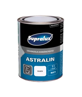 Supralux Astralin Univerzális zománcfesték matt fehér 1 l