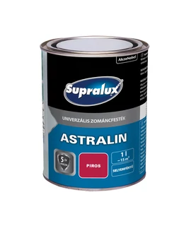 Supralux Astralin Univerzális zománcfesték sf piros 1 l Supralux Astralin Univerzális zománcfesték sf piros 1 l