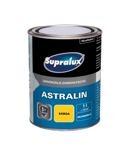 Supralux Astralin Univerzális zománcfesték sf sárga 1 l