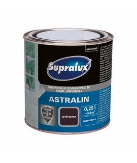 Supralux Astralin Univerzális zománcfesték sf sötétbarna 0,25 l Supralux Astralin Univerzális zománcfesték sf sötétbarna 0,25 l