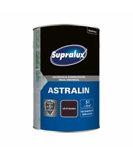 Supralux Astralin Univerzális zománcfesték sf sötétbarna 5 l