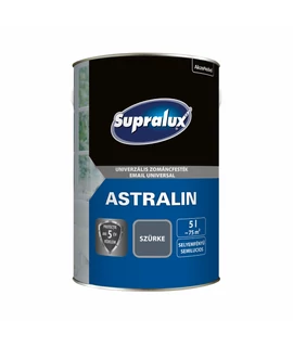 Supralux Astralin Univerzális zománcfesték sf szürke 5 l