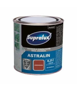 Supralux Astralin Univerzális zománcfesték sf vörösesbarna 0,25 l