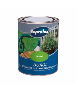 Supralux Durol időjárásálló és korróziógátló zománc fűzöld 1 l