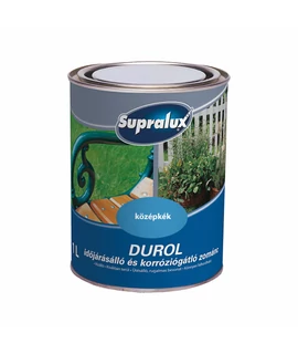 Supralux Durol időjárásálló és korróziógátló zománc középkék 1 l