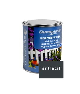 Dunaplaszt kerítésfesték 0,75 l RAL7016 Antracit Multifunkciós
