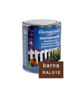Dunaplaszt kerítésfesték 0,75 l 510 barna multifunkciós
