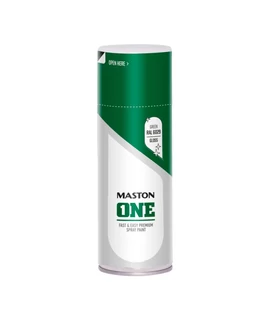 Maston ONE gyors száradású prémium festék 400 ml RAL6029 zöld