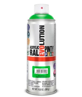 PINTY PLUS Evolution akril festék 400 ml RAL 6018 sárgászöld