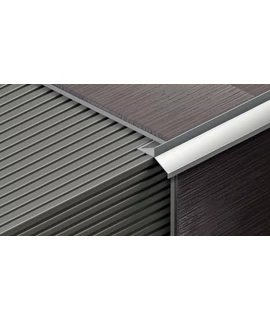 Profilplast Vízvető teraszprofil eloxált matt ezüst 10 mm 2,5 m