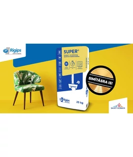 Rigips SUPER T 25 kg | hézagoló és Q3 glettelő (műanyag zsákos)