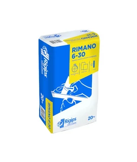 Rigips RIMANO 6-30 mm 20 kg vastag vakolat Rigips RIMANO 6-30 mm 20 kg vastag vakolat