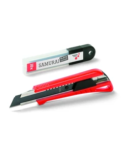 Schuller Samurai Black vágókés 18 mm + 10 db vágópenge adagolóban