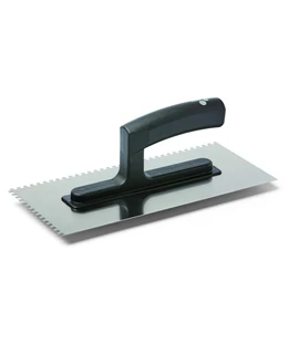 Schuller Stan Karo PVC 13x27cm fogazott glettelő, rozsdamentes - válassz fogazást Schuller Stan Karo PVC 13x27cm fogazott glettelő, rozsdamentes - válassz fogazást