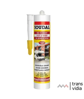 Soudal univerzális szilikon 310 ml fehér