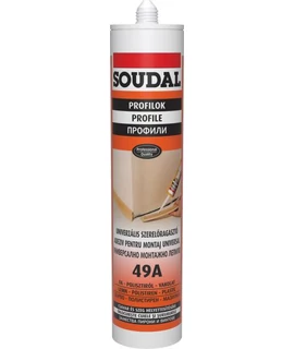 Soudal 49A Szerelőragasztó 280 ml - Kaucsuk bázis