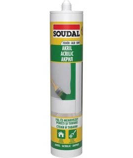 Soudal Akril festhető tömítő 280 ml - válassz színt