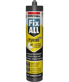 Soudal FIX ALL Turbo 290 ml fehér - Gyorskötésű tömítő, ragasztó