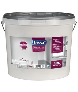 HÉRA Prémium Latex Beltéri Selyemfényű Falfesték Fehér És L 10 l
