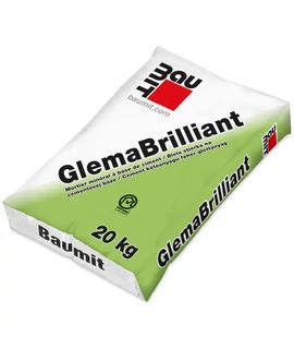 BAUMIT GlemaBrilliant 20 kg hófehér glettanyag (0-3 mm)