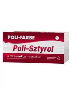 PoliFarbe POLICOLOR EPS80 hőszigetelőtábla 40 mm 1 db (12db/bála) PoliFarbe POLICOLOR EPS80 hőszigetelőtábla 40 mm 1 db (12db/bála)