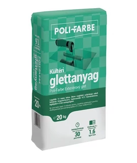 PoliFarbe Kültéri glettanyag 1-6 mm 20 kg