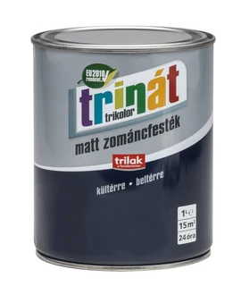 Trinát Matt zománcfesték 300 fekete 1 l