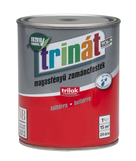 TRINÁT magasfényű zománcfesték 1 l 300 fekete TRINÁT magasfényű zománcfesték 1 l 300 fekete