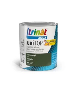 TRINÁT uniTOP AQUA 0,75 l - 6003 Olivazöld | sf. alapozó és fedőfesték