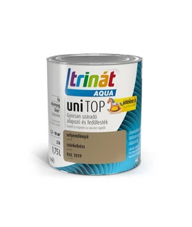 TRINÁT uniTOP AQUA 0,75 l - 1019 Szürkebézs | sf. alapozó és fedőfesték