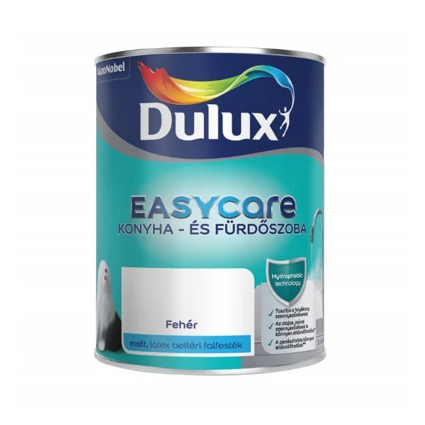 Dulux EASYCARE Konyha- és Fürdőszobafesték Fehér 1 l