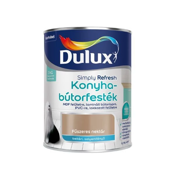 Dulux Simply Refresh konyhabútor festék sf.0,75 l Fűszeres nektár