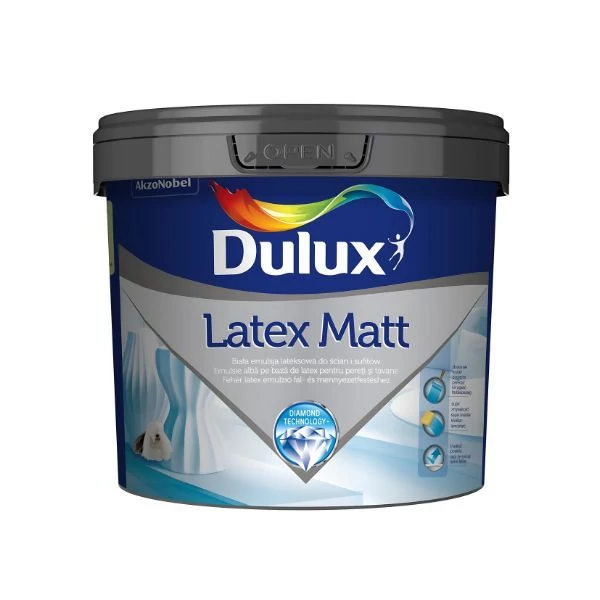 Dulux Latex matt beltéri falfesték Fehér 3 l