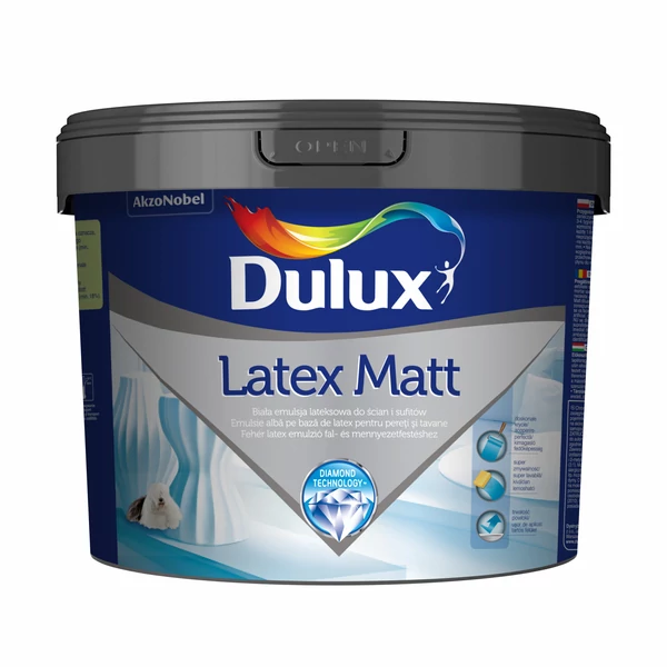 Dulux Latex matt falfesték fehér 10 l