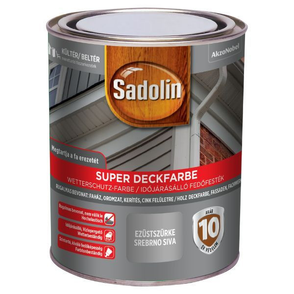 Sadolin Super Deckfarbe 0,75 l ezüstszürke