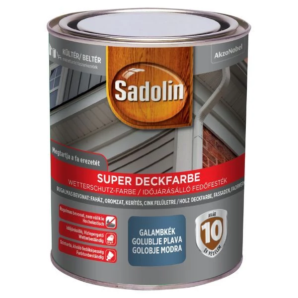 Sadolin Super Deckfarbe 0,75 l galambkék