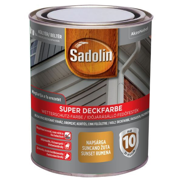Sadolin Super Deckfarbe 0,75 l napsárga