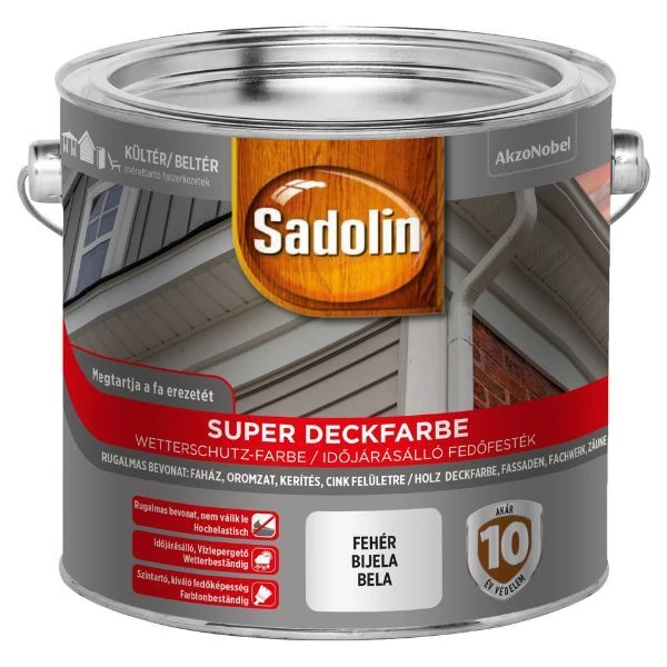 Sadolin Super Deckfarbe 2,5 l fehér