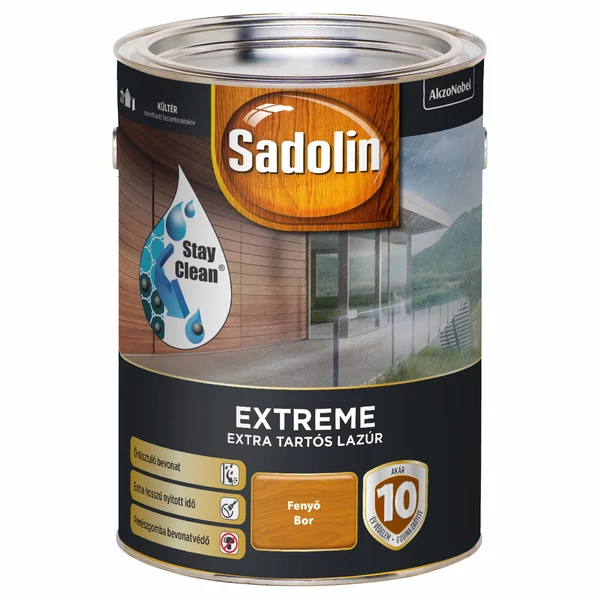 Sadolin Extreme extra tartós vastaglazúr Fenyő 4,5 l