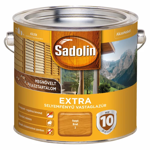 Sadolin Extra - fenyő 2,5 l | selyemfényű vastaglazúr