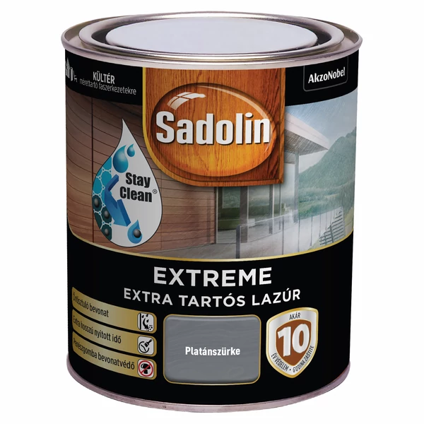 Sadolin Extreme extra tartós vastaglazúr 0,7 l Platánszürke