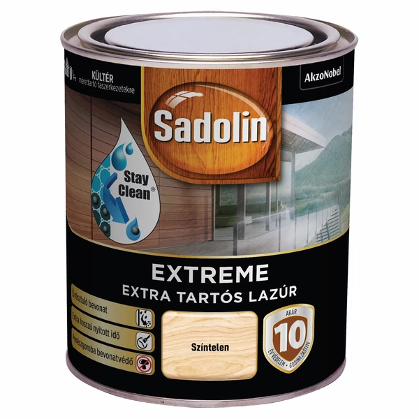 Sadolin Extreme extra tartós vastaglazúr 0,7 l színtelen