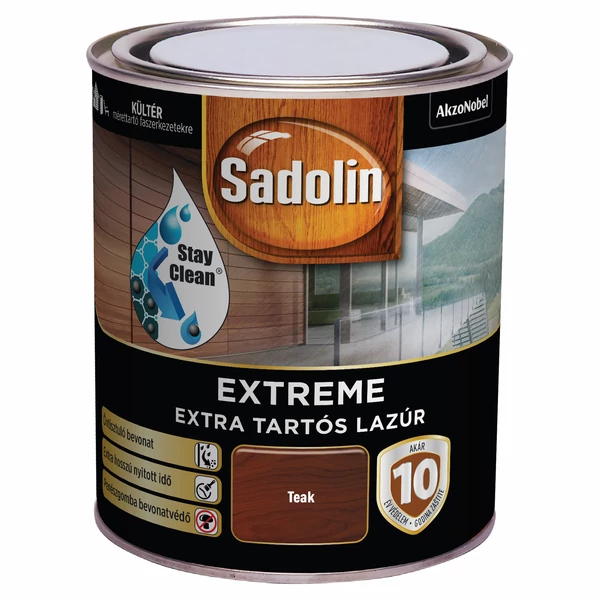 Sadolin Extreme extra tartós vastaglazúr 0,7 l teak