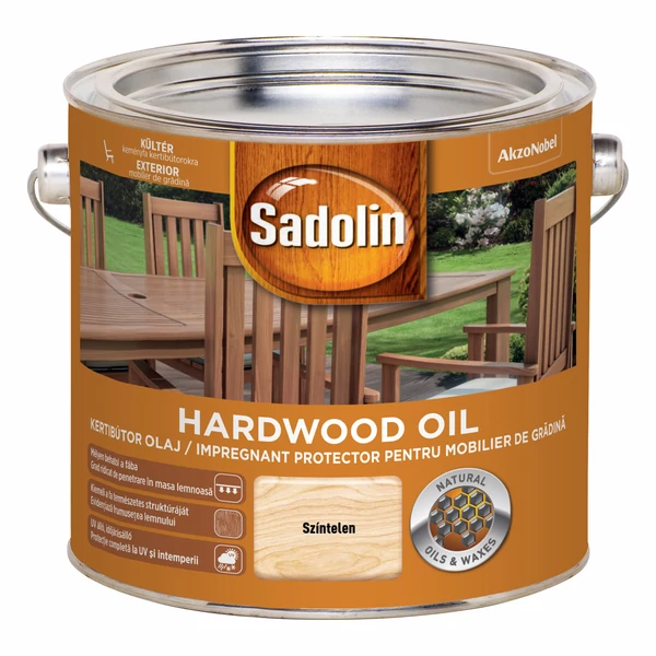 Sadolin Hardwood Oil kertibútor ápolóolaj 2,5 l Szintelen Sadolin Hardwood Oil kertibútor ápolóolaj 2,5 l Szintelen