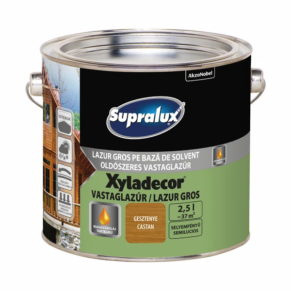 Supralux Xyladecor Vastaglazúr Gesztenye 2,5 l